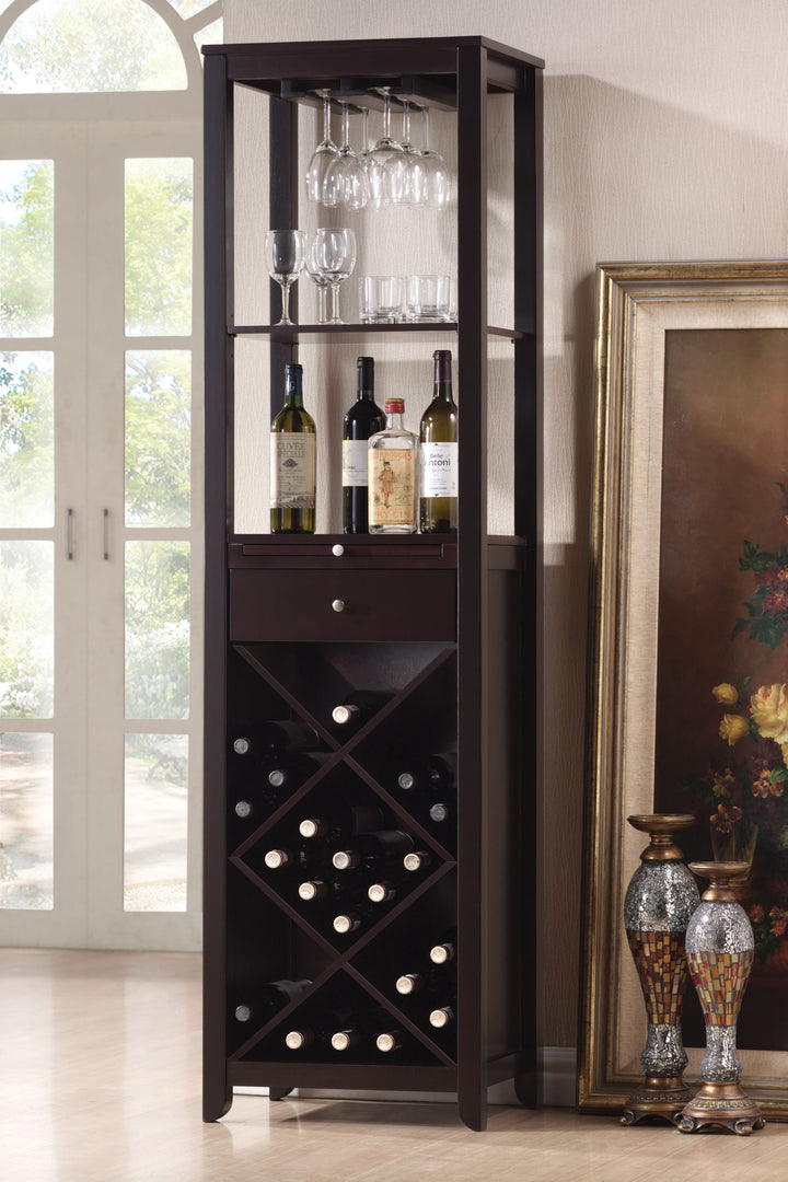 ACME Casey Wine Cabinet, Wenge