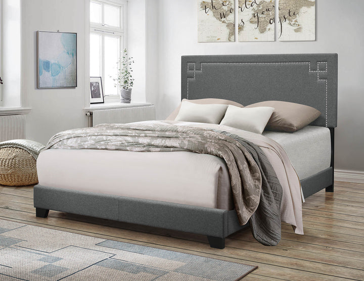 ACME Ishiko II Bed, Gray Fabric