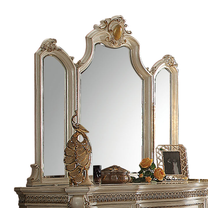 ACME Picardy Mirror, Antique Pearl