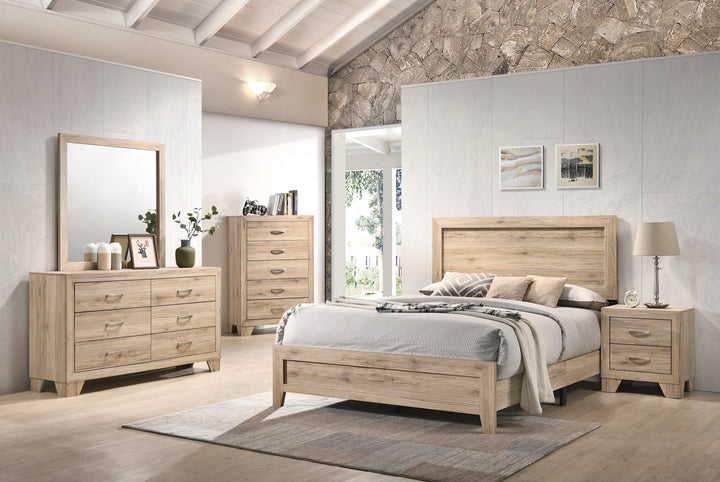 ACME Miquell  Bed, Natural