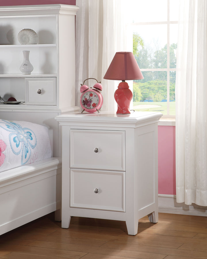 ACME Lacey Nightstand, White