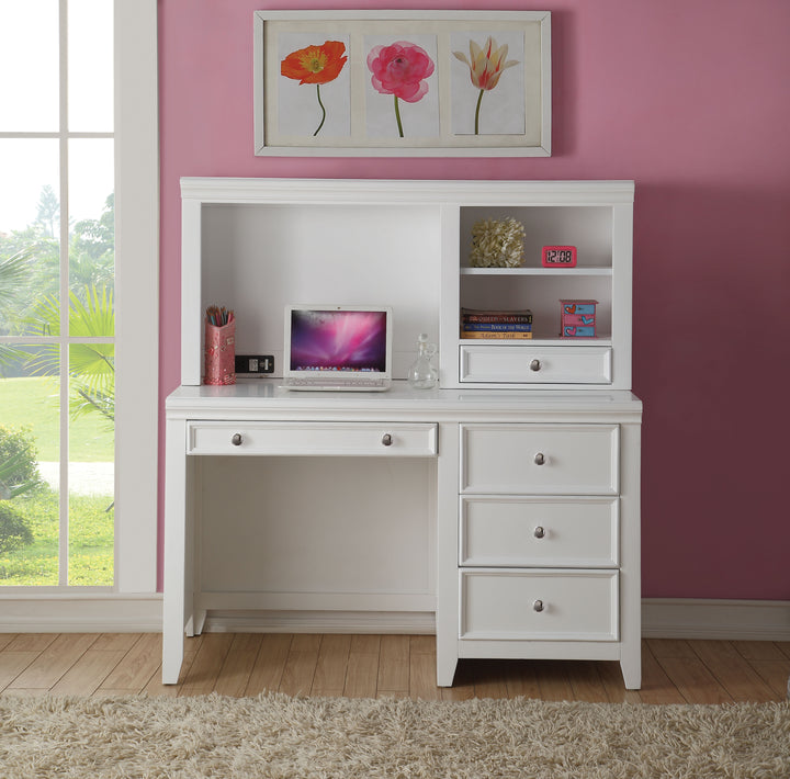 ACME Lacey Computer Hutch, White