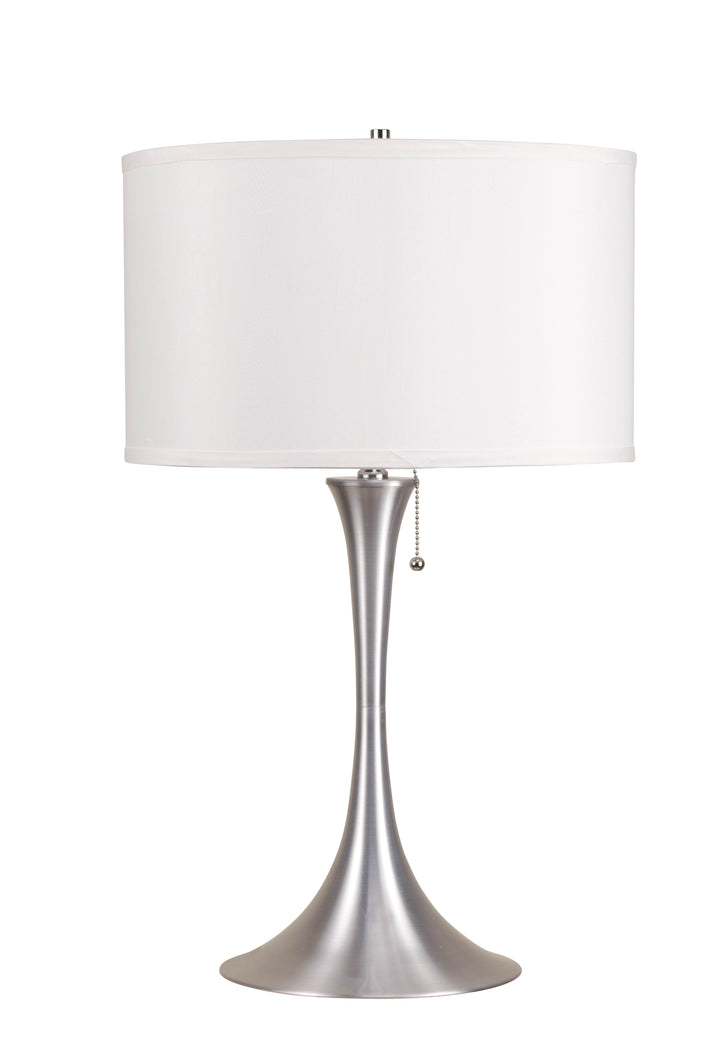 ACME Cody Table Lamp, Brushed Silver