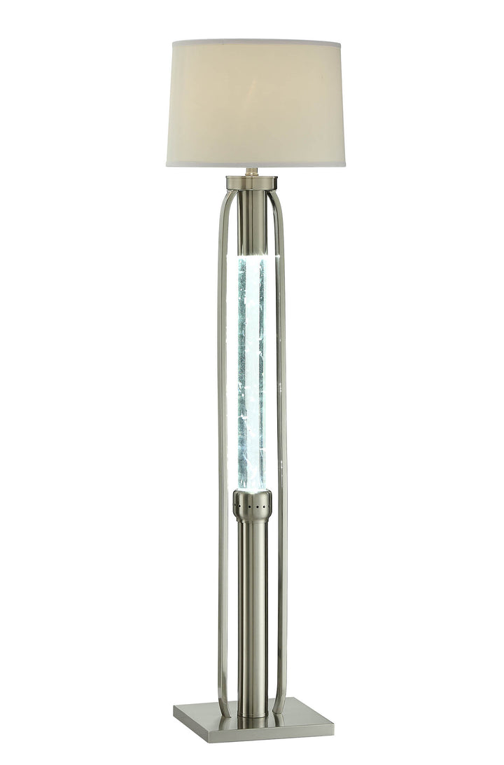 ACME Sinkler Floor Lamp, Sandy Nickel
