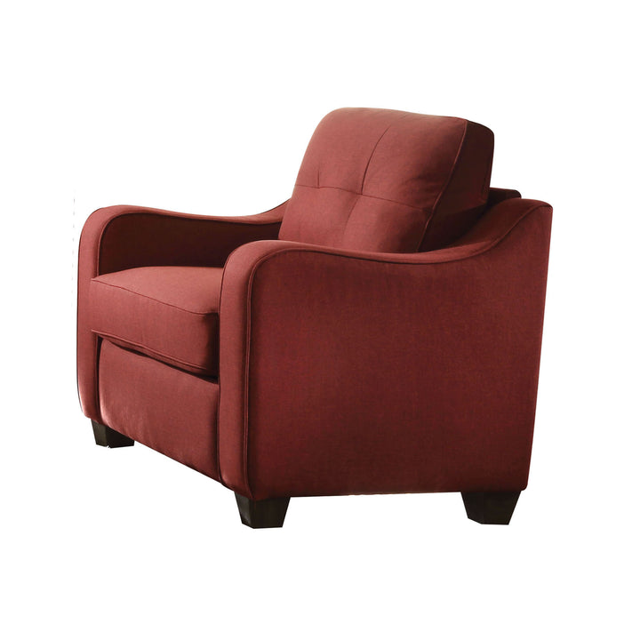 ACME Cleavon II Chair, Red Linen