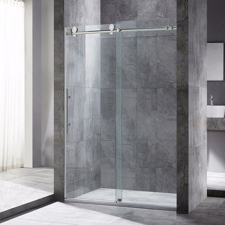 Woodbridge MSDC4876-B Frameless Sliding Shower Door