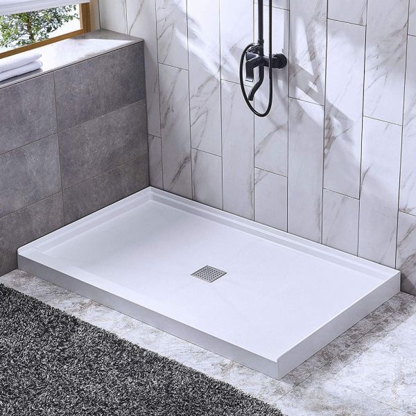 Woodbridge SBR6036-1000C Solid Surface Shower Base