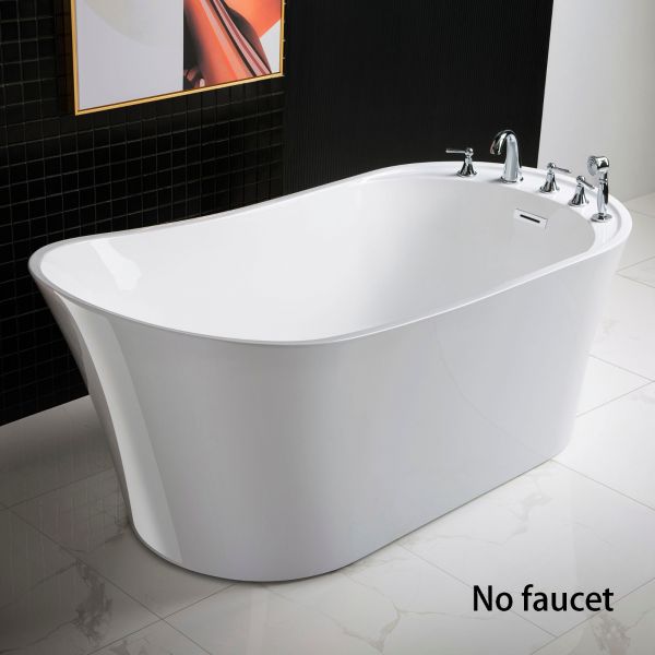 Woodbridge B-0084/BTA-0084 B/N Acrylic Freestanding Bathtub