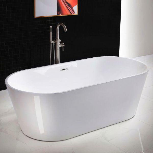 Woodbridge Acrylic Freestanding Bathtub BTA1701/B1701 71"
