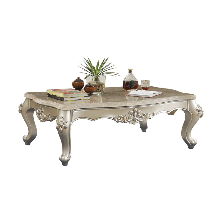 ACME Bently Coffee Table, Marble & Champagne