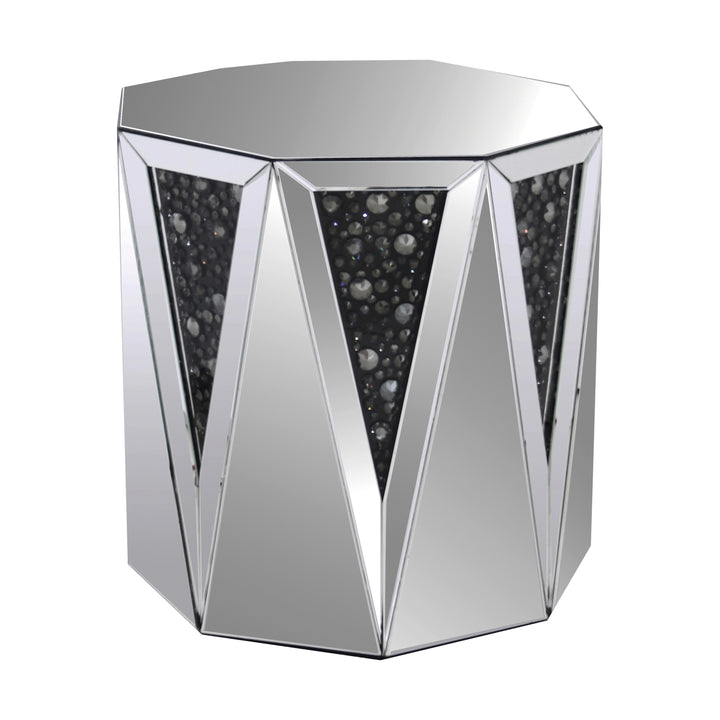 ACME Noor End Table, Mirrored
