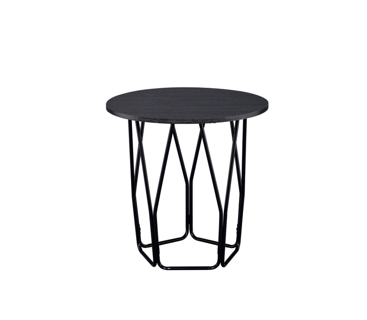 ACME Sytira End Table, Espresso & Black