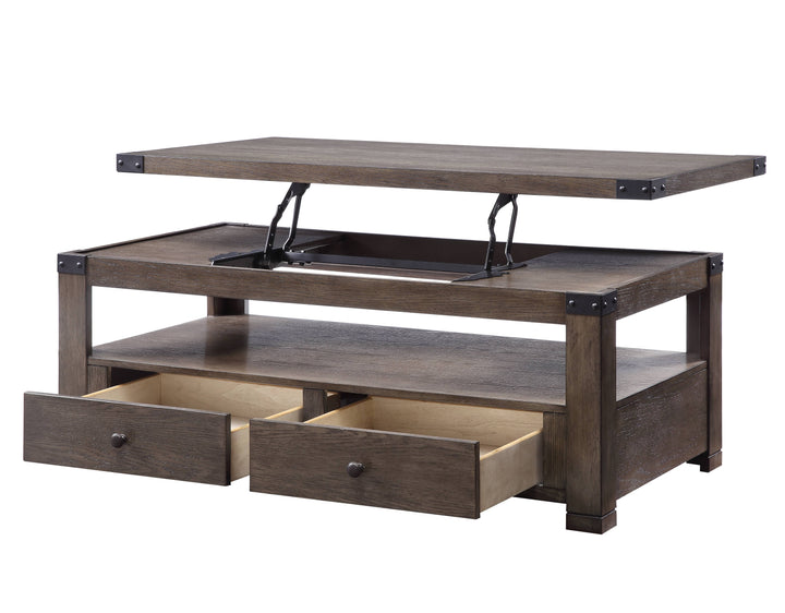 ACME Melville Coffee Table w/Lift Top, Ash Gray