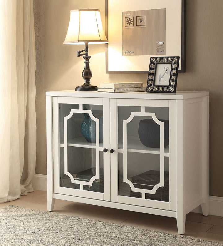 ACME Ceara Console Table, White