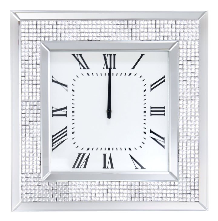 ACME Iama Wall Clock, Mirrored