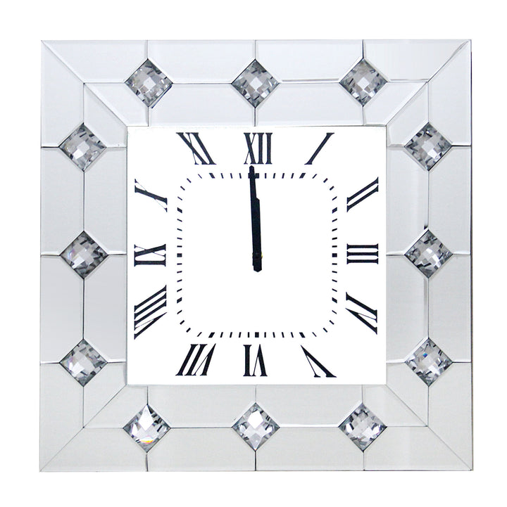 ACME Hessa Wall Clock, Mirrored