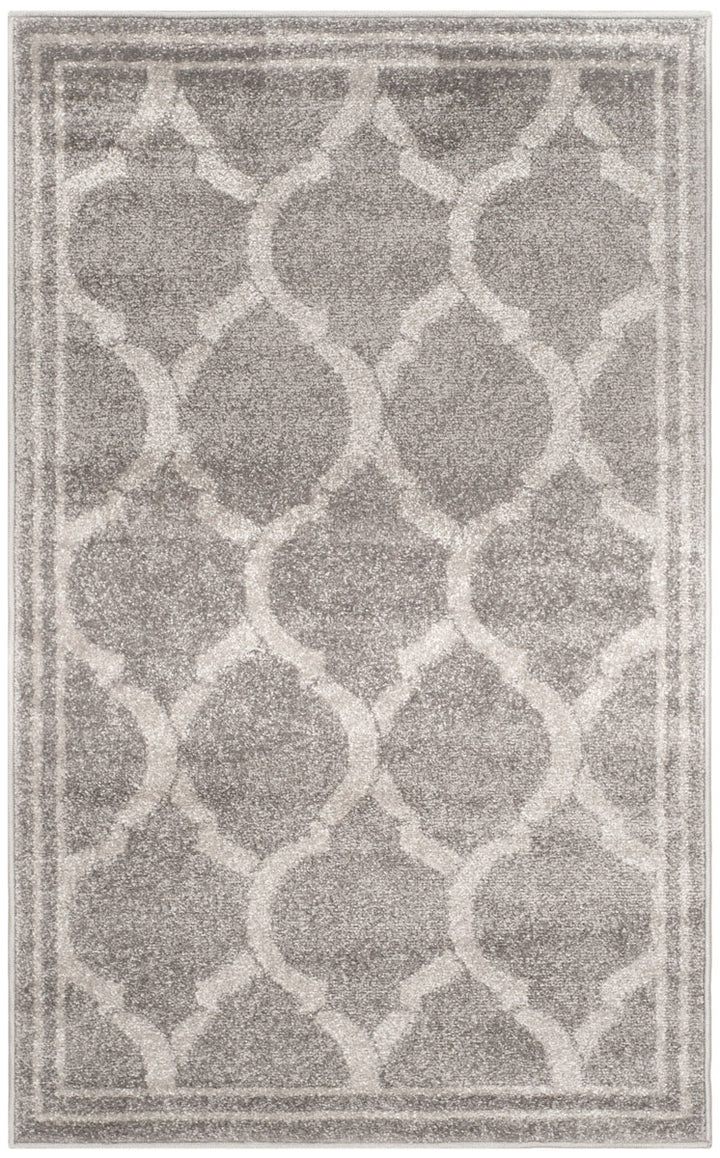 Safavieh Amherst All Weather Power Loomed Rugs In Grey / Light Grey