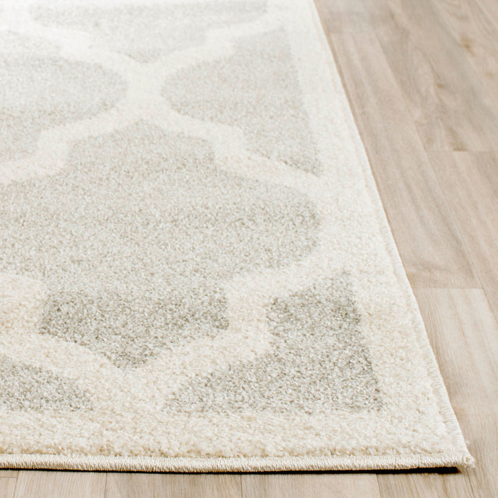 Safavieh Amherst All Weather Power Loomed Rugs In Light Grey / Beige