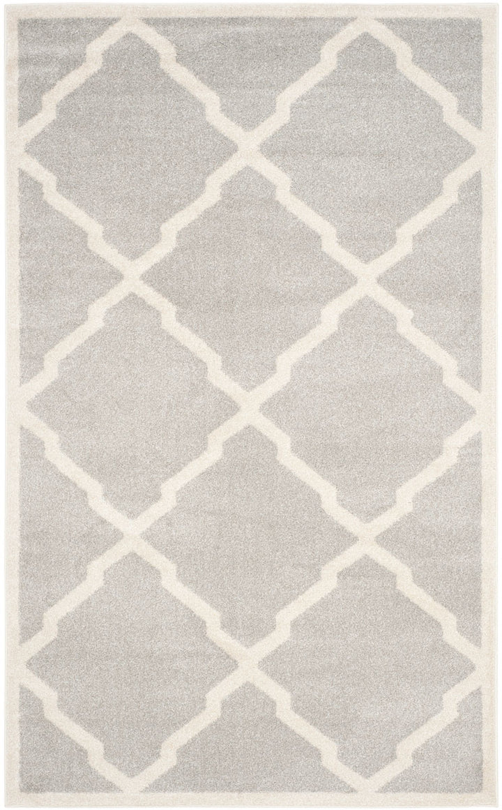 Safavieh Amherst All Weather Power Loomed Rugs In Light Grey / Beige