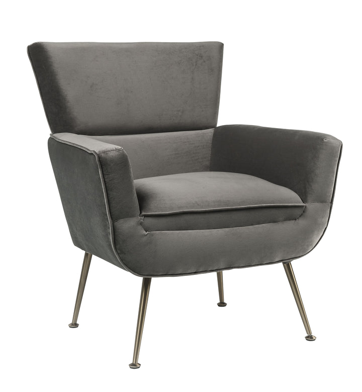 ACME Varik Accent Chair, Gray Velvet
