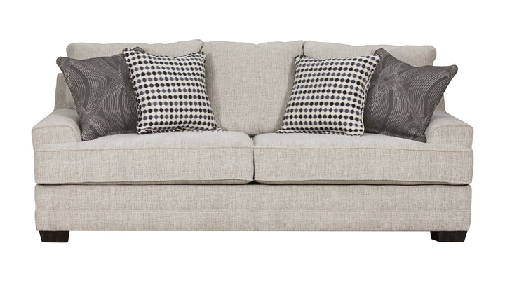 ACME Avedia Sofa w/4 Pillows, Beige/Gray Chenille