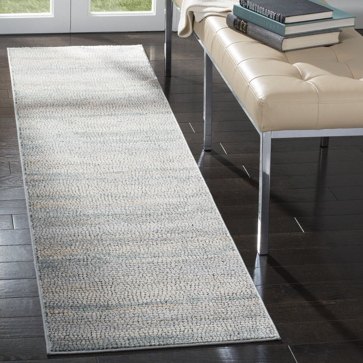 Safavieh Marseille 400 Power Loomed Latex Backing Rugs In Light Sage