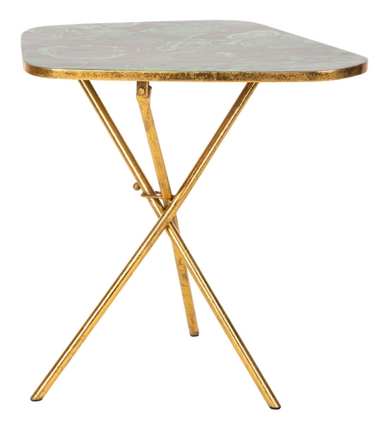 Safavieh Zamara Faux Agate Side Table