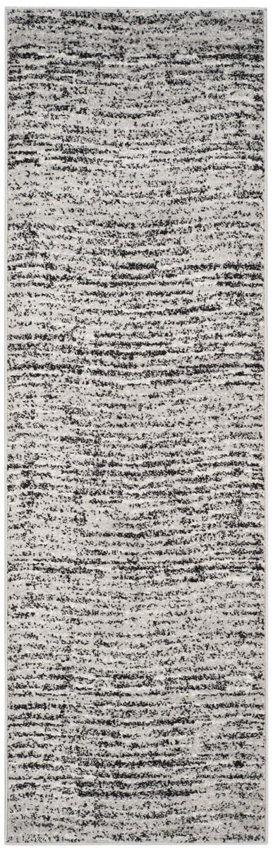 Safavieh Adirondack 117 Powerloomed Woven Rug in Black / Silver