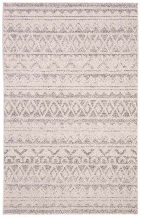 Safavieh Adirondack 119 Powerloomed Jute Backing Rug in Ivory / Grey