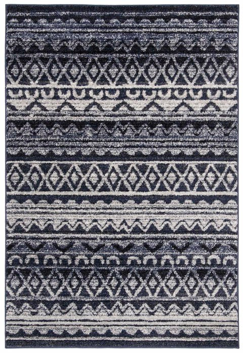 Safavieh Adirondack 119 Powerloomed Woven Rug in Ivory / Navy