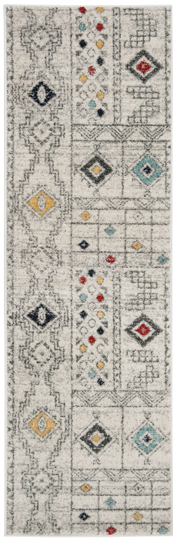 Safavieh Adirondack 206 Powerloomed Woven Rug in Light Grey / Aqua