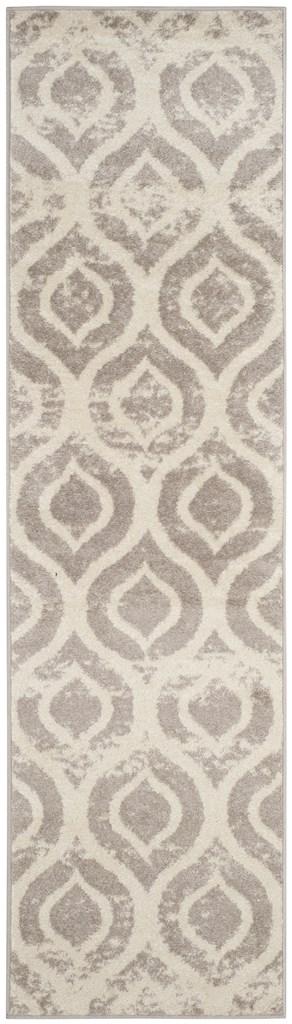 Safavieh Amsterdam Tribal Pattern Power Loomed Jute Backing Rugs In Ivory / Mauve