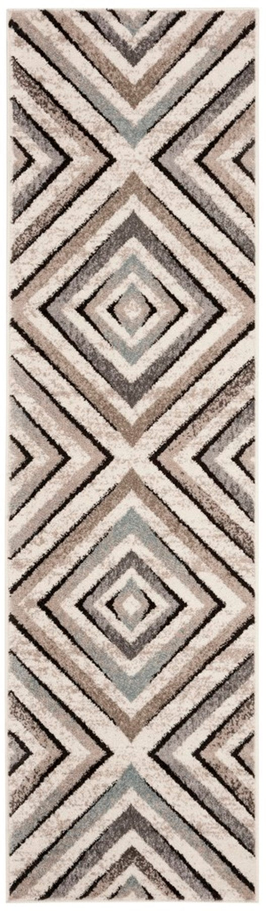 Safavieh Amsterdam Tribal Pattern Power Loomed Jute Backing Rugs In Cream / Beige