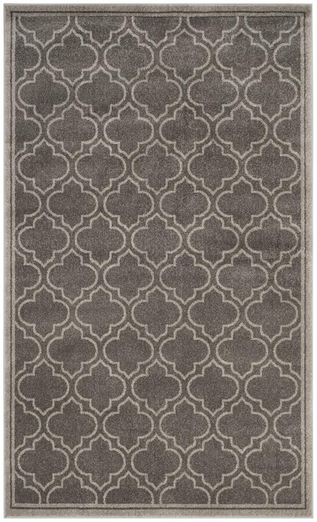 Safavieh Amherst All Weather Power Loomed Rugs In Grey / Light Grey