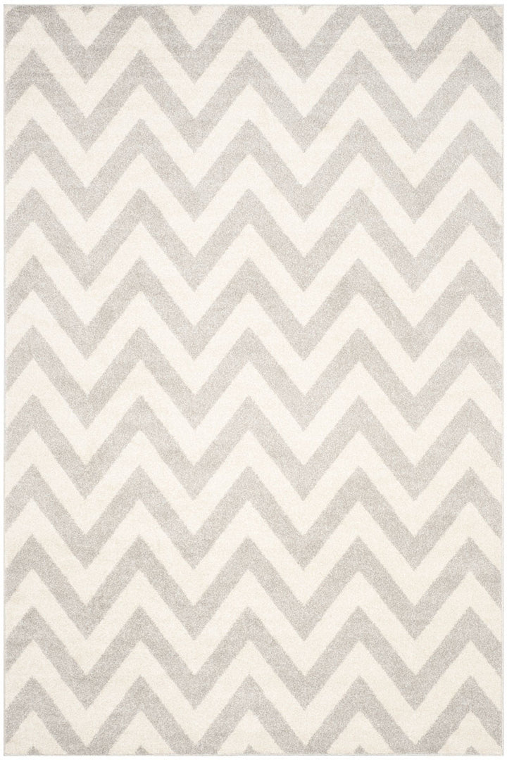 Safavieh Amherst All Weather Power Loomed Rugs In Light Grey / Beige