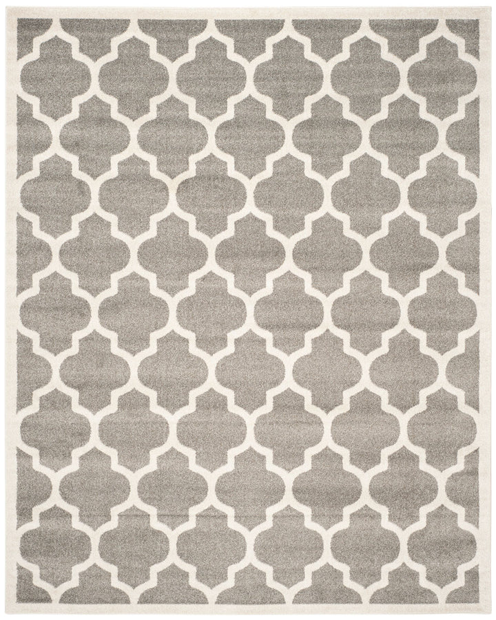 Safavieh Amherst All Weather Power Loomed Rugs In Dark Grey / Beige