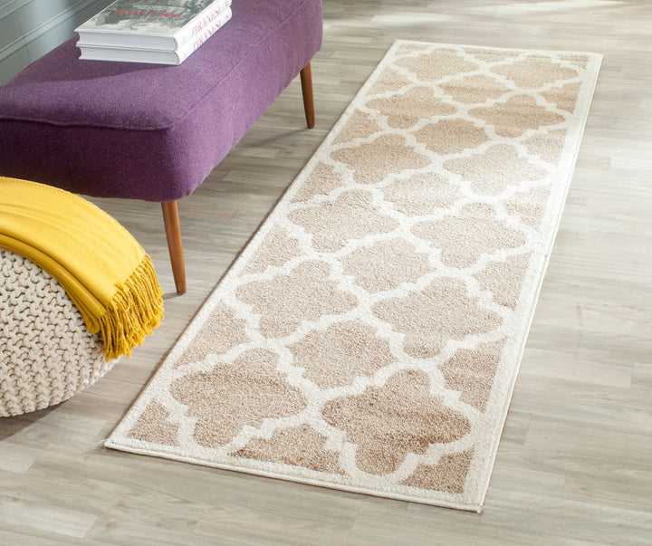 Safavieh Amherst All Weather Power Loomed Rugs In Wheat / Beige