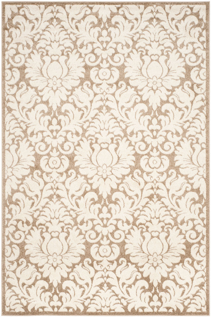 Safavieh Amherst All Weather Power Loomed Rugs In Wheat / Beige