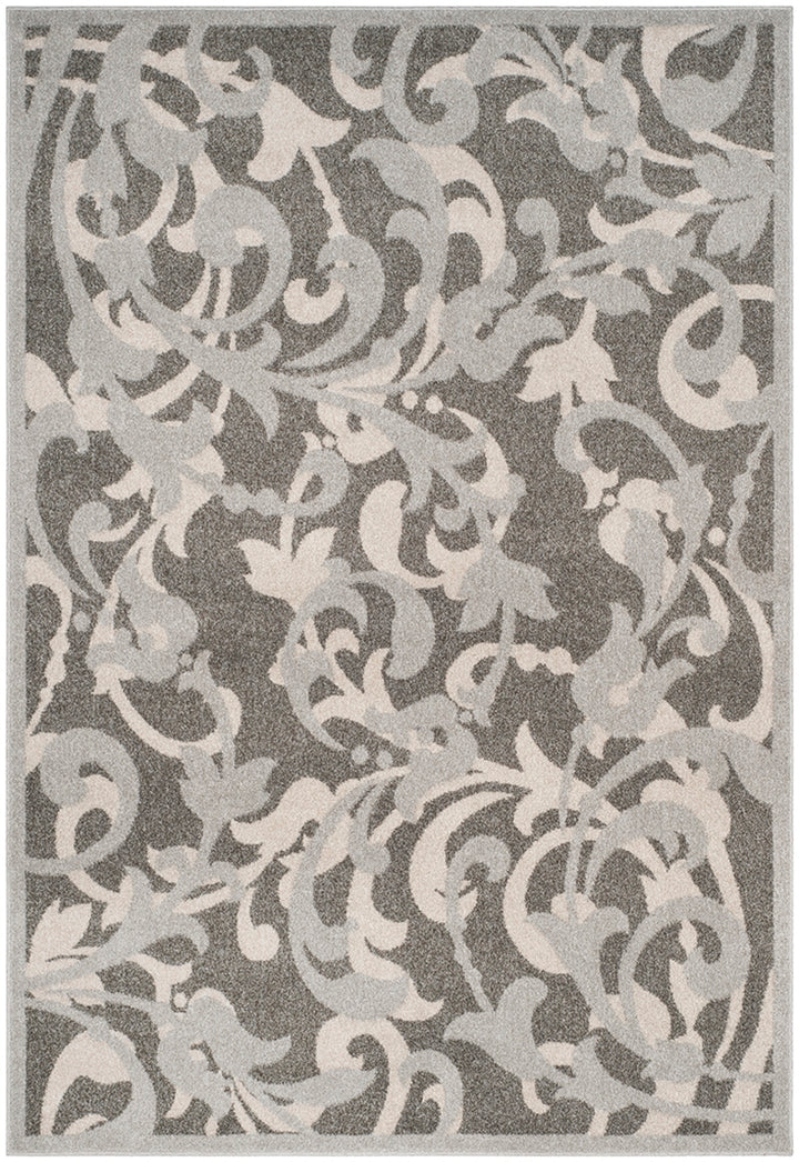 Safavieh Amherst All Weather Power Loomed Rugs In Grey / Light Grey
