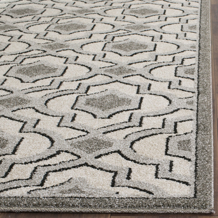 Safavieh Amherst All Weather Power Loomed Rugs In Ivory / Grey