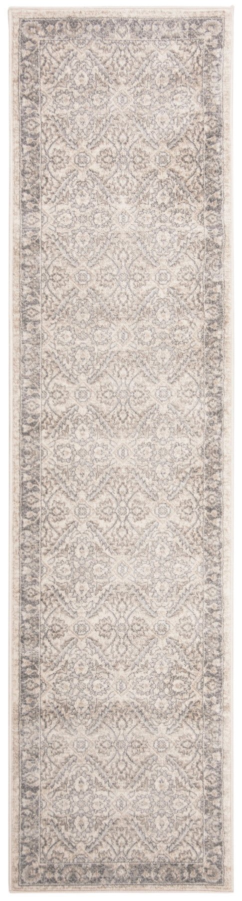 Safavieh Brentwood Powerloomed Jute Backing Traditional Rug in Cream / Grey