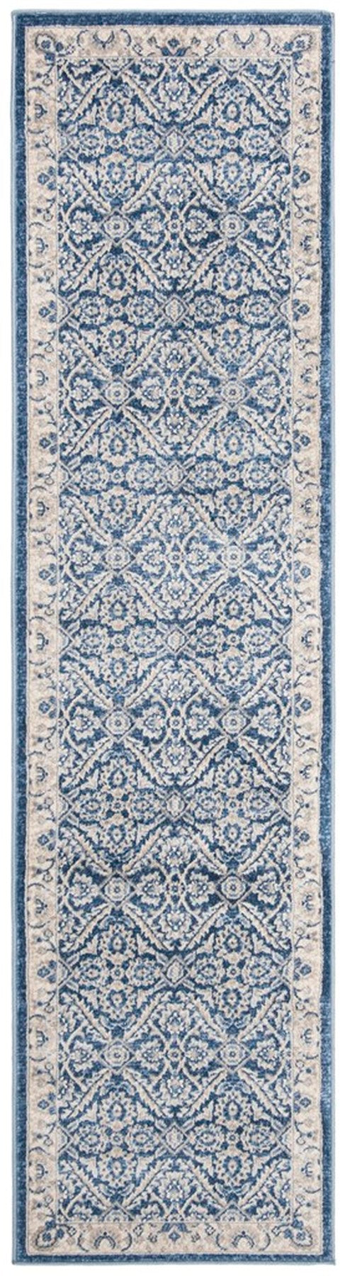 Safavieh Brentwood Power Loomed Jute Backing Rugs In Navy / Creme