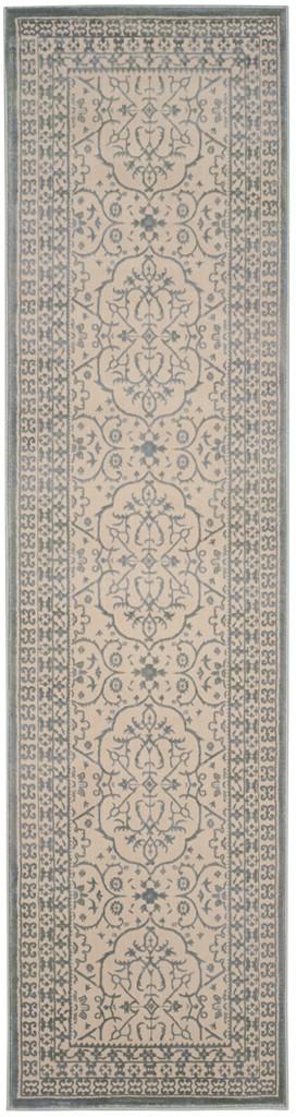 Safavieh Brilliance Power Loomed Cotton Backing Rugs In Cream / Sage
