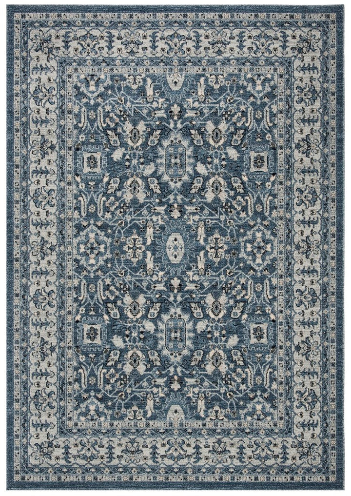 Safavieh Charleston Power Loomed Latex Backing Rugs In Navy / Creme