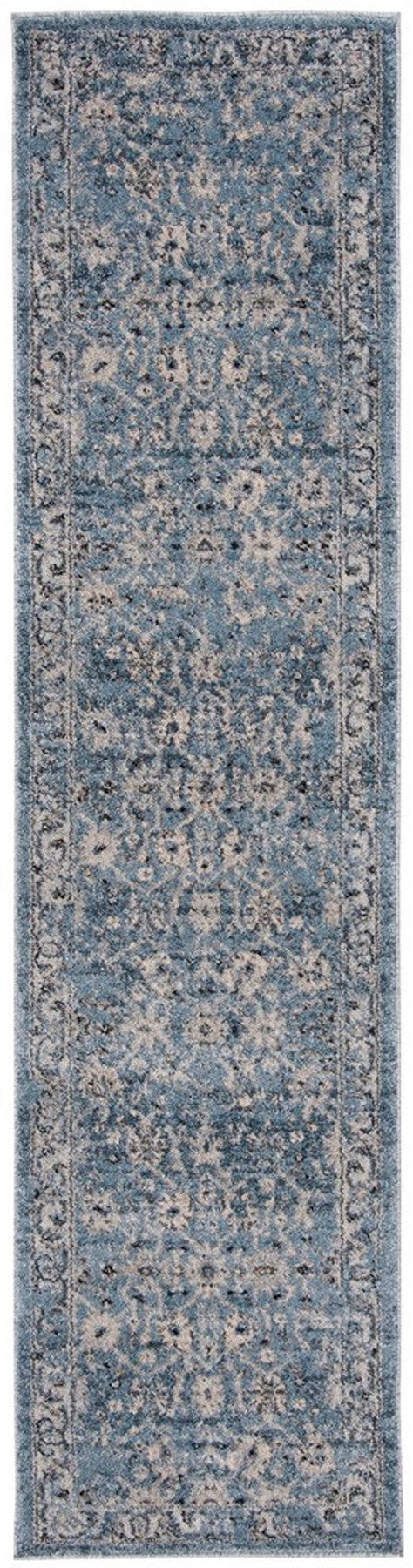 Safavieh Charleston Power Loomed Latex Backing Rugs In Navy / Light Grey