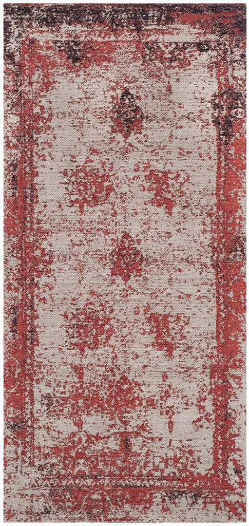 Safavieh Clv-Classic Vintage Power Loomed Cotton Backing Rugs In Red