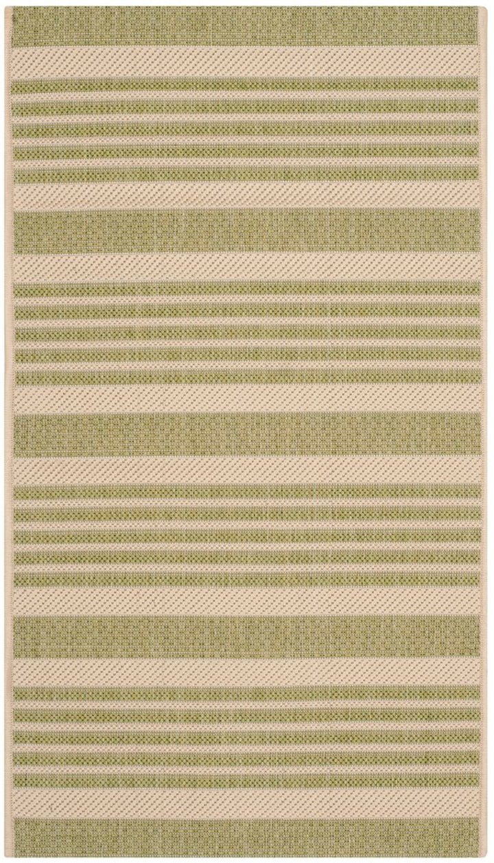 Safavieh Courtyard Power Loomed Latex Backing Rugs In Beige / Sweet Pea