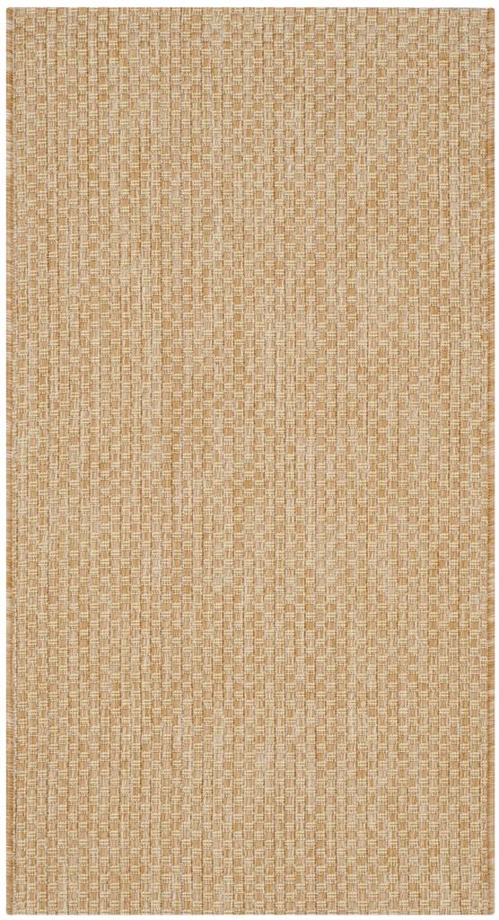 Safavieh Courtyard Power Loomed Latex Backing Rugs In Natural / Cream