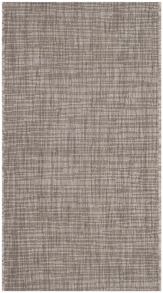 Safavieh Courtyard Power Loomed Latex Backing Rugs In Light Brown