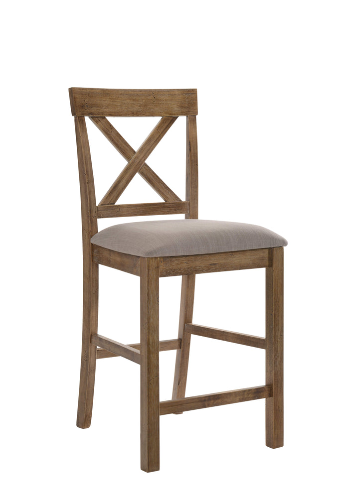 ACME Martha II Counter Height Chair (Set-2)